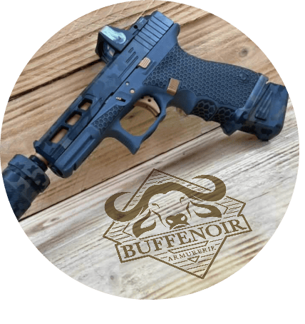 GLOCK GEN 1-4 PLAQUE ARRIÈRE PERSONNALISABLE OU MODÈLE AU CHOIX – MJ  ARMEMENT & EQUIPEMENT