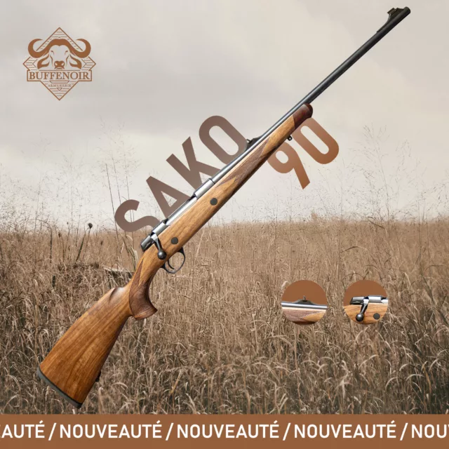 Du neuf ! ✨

La Sako 90 arrive à grands pas au sein de l'armurerie ! 
Sa crosse en noyer fait de cette carabine, une arme élégante conçue avec des pièces en métal bleui et inoxydable. Cette carabine se présente comme le compagnon idéal pour la chasse en hauteur. ⛰️

Disponible dès maintenant en boutique !📍

#instaguns #gunsofinstagram #gunsdaily #armes #tir #armurerie #sako